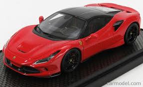 The car is the successor to the ferrari 488, with notable exterior and performance changes. Bbr Models Bbrc224d1 Scale 1 43 Ferrari F8 Tributo 2019 Black Wheels Rosso Corsa 322 Red Black