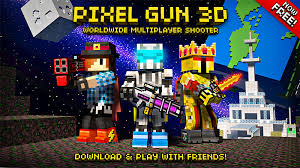 In pixel gun 3d you have a perfect chance to battle with your friends, classmates and colleagues or anyone else all around the world! Pixel Gun 3d Home Facebook