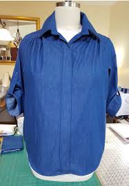 A Shirt Style from a Blouse Pattern