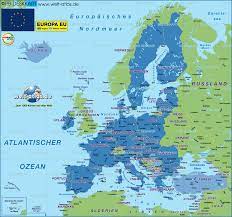 A meaningful map of the world could not be constructed before the european renaissance because less than half of the earth's coastlines, let alone its interior regions. Karte Von Europaische Union Eu Sonstige In Mehrere Lander Welt Atlas De