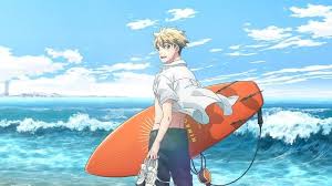 Pin By Elisabeth Lytle On Art Summery Anime Background Surfing Waves Anime