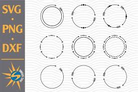 Download Arrow Circle Frame Svg Png Dxf Digital Files Include 757618 Cut Files Design Bundles