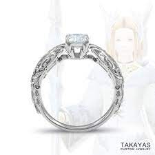 Custom Final Fantasy Xiv Diamond Engagement Ring For Jason And Agnes By Takayas Custom Jewelry The Ring S D Engagement Rings Feminine Engagement Rings Jewelry
