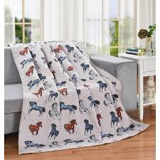 Get a luscious horse throw blanket that looks as good as it feels. Horse Throw Wayfair