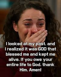 I never get tired of saying "Thank you God" because God never gets tired of  waking me up each day.