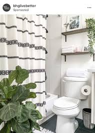 The towel bar and towel ring are ideal for hanging towels, washcloths, and other bathroom accessories, while the paper holder features a pivoting design that makes roll changes easy. Better Homes Gardens Boho Chic Cotton Shower Curtain Beige Black 72 X72 Walmart Com Restroom Decor Simple Bathroom Decor Bathroom Renovation Diy