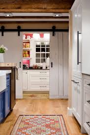 pantry with sliding barn door houzz