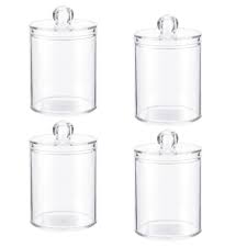 Ceramic canister, white black kitchen canisters with airtight seal bamboo lid, food storage jar for tea, coffee bean, spice, sugar, flour barnyard designs decorative nesting kitchen canister jars with lids, white metal rustic vintage farmhouse container decor for flour sugar coffee tea. Limewie 4 Pcs Bathroom Canisters Plastic Cotton Pad Container Balls Dispenser Q Tip Holder Dispenser Jar Bathroom Storage For Cotton Balls Cotton Swabs Q Tips Cotton Rounds Buy Online In Cayman Islands At Cayman Desertcart Com
