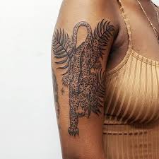 Dark Skin Tattoos Leopard Tattoo Dark Skin Body Art Tattoo Ideas And Inspiration Cierra Girly Sleeve Tattoo Body Art Tattoos Full Body Tattoo