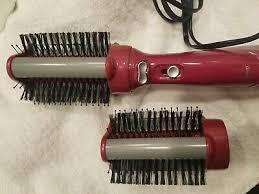 The amazing rotating hair brush that quickly styles, helps smooth and shine any type of hair without tangling. Revo Styler Rotating Hot Air Brush Model Hb2 100 Hair Straightener W 2 Brushes Ebay