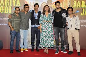 Ow.ly/v7dm306byh5 join our social pages: Parineeti Chopra Sidharth Malhotra Javed Jaffrey At The Trailer Launch Of Jabariya Jodi On 1st July 2019 Javed Jaffery Bollywood Photos