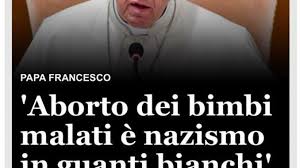 Una società che abbandona i bambini e che emargina gli anziani recide le sue radici. Parole Chiare Di Papa Francesco Sull Aborto Imgpress