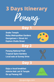 The Perfect 3 Days Penang Itinerary With Maps And Tips Zip Up And Go In 2020 Malaysia Travel Guide Malaysia Travel Penang