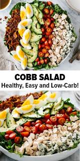 Cobb Salad Recipe Salad Recipes Healthy Easy Best Salad Recipes Cobb Salad Recipe