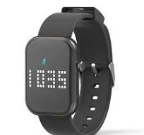 ATR Sport Wristband Countdown Stopwatch Sleep Monitoring Alarm Vibration  Reminder Bracelet - Black