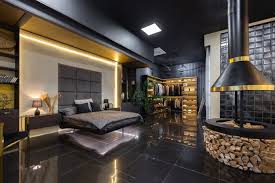Your living room modern dark stock images are ready. Premium Photo Modern Dark Luxury Black Interior With White Chic Furniture