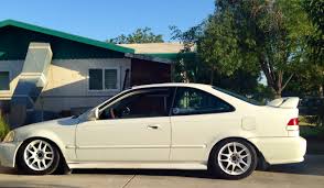 White Ek Coupe Honda Civic Civic Coupe Civic