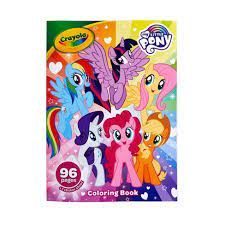 Ponies are little horses very much loved by children. Crayola 96pg My Little Pony Coloring Book With Sticker Sheet Target