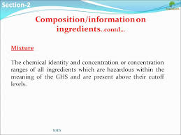 A material safety data sheet (msds) is a 'form' with data regarding the properties of a particular substance. Ppt Material Safety Data Sheet Msds And It S 16 Section Training Document