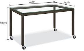 Parsons Caster Table By The Inch Modern Dining Table Custom Dining Tables Table Casters