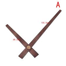 Hang the clock on the wall using the belt hanger. Wooden Pointers Diy Wall Clock Hands 12 Inch Clock Needle Quartz Replace Part Kjop Til Lave Priser I Nettbutikken Joom