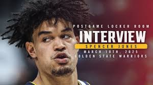 Spencer Jones Postgame Locker Room Interview vs. Warriors 🎙