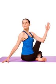 Yoga Poses For Tennis Players Seated Spinal Twist Yoga Instructor Training Yoga Training Yoga Poses