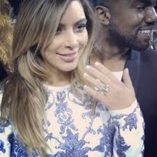 Kim kardashian ring kanye sales west