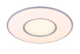 wofi led ceiling light alek silver plastic led deckenleuchte led deckenlampen asthetisches design