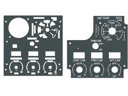 Boeing 737NG FWD Overhead Temperature Control Panel ...