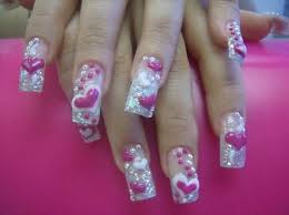 Invertir tiempo en encontrar un diseño de uñas perfecto que se adapte a tu personalidad es un esfuerzo que vale la pena. Unas Para El 14 De Febrero Unas 3d Una Acrilicas Unas