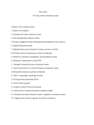 Necesitatea cartei drepturilor fundamentale a uniunii europene si un scurt istoric al. Teme Eseuri Pjdo