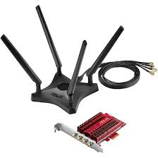 Maybe you would like to learn more about one of these? Asus Dual Band Ac3100 Wireless Pci Express Network Card Red Pceac88 Best Buy