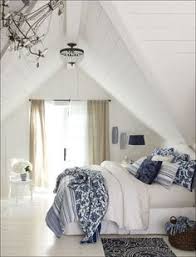 The navy blue paint on the accent wall of this bedroom creates a bold statement while making the white ceiling look more crisp. Navy Blue And White Bedroom Decor Ideas Novocom Top
