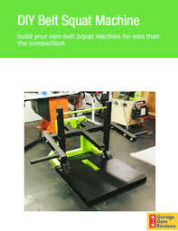 Diy Belt Squat Machine Garage Gym Reviews Squat Machine Garage Gym Squats