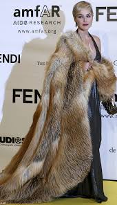 Sleeve cuffs have buckles to adjust too. Sharon Stone Casino Fur Coat