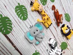 Felt Animals Safari Animals Stuffed Animals Felt Decor Jungle Etsy Felt Animals Felt Toys Handmade Felt