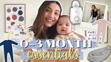 0-3 MONTH BABY ESSENTIALS - THINGS I ACTUALLY USED - YouTube