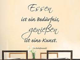 Wandtattoo Zitate über Essen Und Trinken Wandtattoode