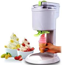 Amazon Com Ice Cream Maker Fully Automatic Mini Fruit Cone Soft Serve Ice Cream Machine For H In 2020 Ice Cream Maker Soft Serve Ice Cream Machine Ice Cream Machine