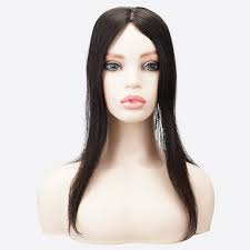 Human Hair Topper Silk Base