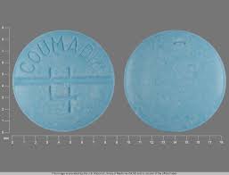 COUMADIN 4 Pill Blue Round 9mm - Pill Identifier