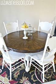 Wood Stain White Kitchen Table White Kitchen Table Kitchen Table Redo Shabby Chic Table And Chairs