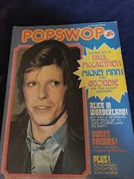 RARE VINTAGE POPSWOP Magazine 28 JULY 1973 Bowie Cat Stevens Micky Finn  Alice V1 £22.00