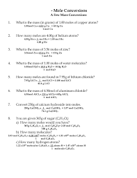 Pre nursery worksheets free download. 29 Mole Calculations Practice Worksheet Answers Worksheet Resource Plans