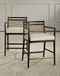 Palecek Lucilla Upholstered And Jute Counter Stool And Matching Items Luxury Dining Chair Counter Stools Dining Room Furniture Sets