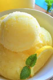 Limoncello Lemon Sorbet With Or Without Mint Recipe Chilled Desserts Lemon Sorbet Mint Recipes