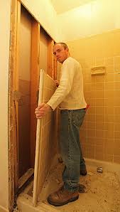 Be careful to not damage plumbing or electrical work during demolition. Diy Bathroom Remodeling Tips Guide Help Do It Yourself Techniques For How To Bathroom Renovations Pictures Photos