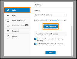 Maybe you would like to learn more about one of these? Testing Your Audio In Ringcentral Video Settings Desktop App Or Web Browser Ringcentral App