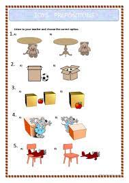 English prepositions for kids free vector. Prepositions Of Place Kids English Esl Worksheets For Distance Learning And Physical Classrooms